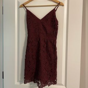 Abercrombie maroon dress